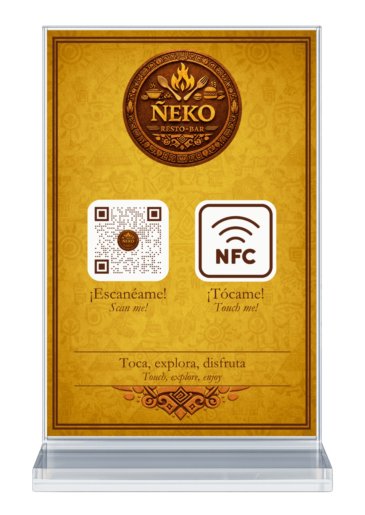 Stand NFC Ñeko resto-bar - cara principal