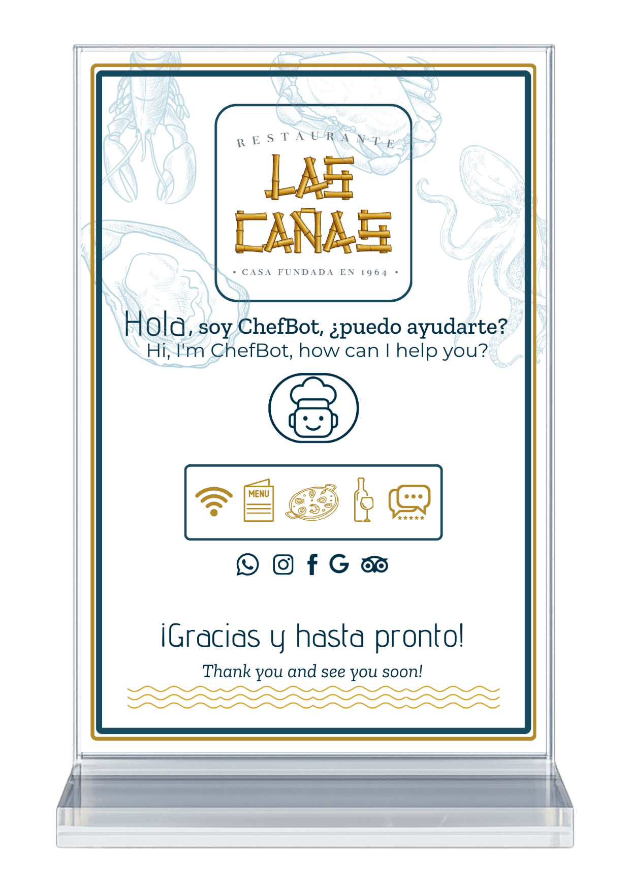 Stand NFC Las Cañas - reverso