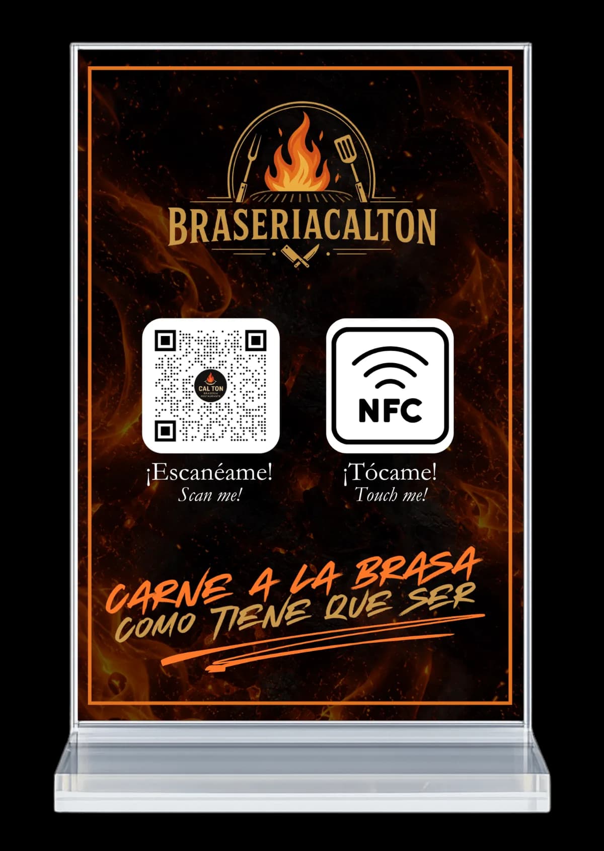 Stand NFC Brasería Cal Ton - cara principal